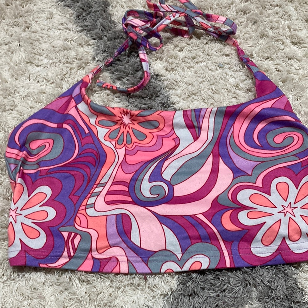 hippie theme halter top